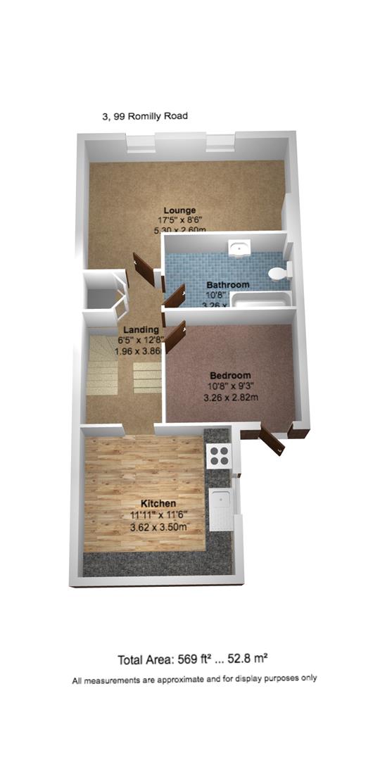 Floorplan for Romilly Road, Canton, Cardiff